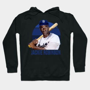 Jackie Robinson Blue Retro Hoodie